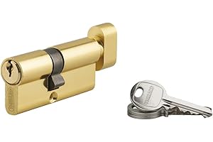Cilindro europeo con pomolo Ecopro, 40Bx30mm, ottone, 3 chiavi - THIRARD