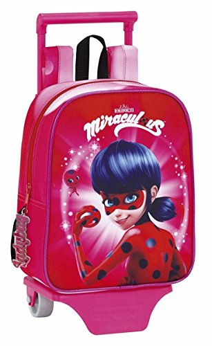 Ladybug Marinette Cartable, 28 cm, Rose (Rosa)
