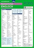 Image de PONS Basiswortschatz auf einen Blick Englisch: Kompakte Übersicht, ca. 1.000 Wörter nach Themen so