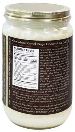 Dr. Bronner S - Magic Fresh-Pressed Virgin Coconut Oil Whole Kernel Unrefined - 30 Oz.