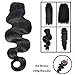 Produktbild 20cm-76cm 8A 1B# 100g/Stuck 100% ECHTHAAR HOCHWERTIGES REMY-HAAR Brasilianisches Haartressen Weaves Echthaartresse Unverarbeitet Naturschwarz Schuss Weben Körper-Welle Gewellt 20cm(8")