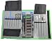 Produktbild Acenix 76-in-1 Präzisions-Schraubendreher-Set mit Magnet-Schraubendreher, Reparatur-Kits und tragbarer Box für iPad, iPhone, Laptop, PC, Smartphones, Uhren und andere Geräte (S2-Stahl)