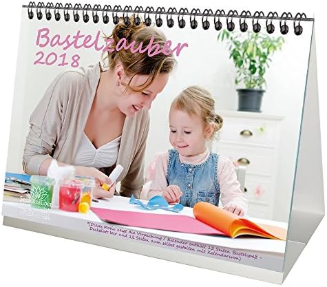 Premium Desktop Calendar – DIN A4 Keepsake Magic White – Without Calendar Craft Handicraft – Photo Calendar – Crafts – Gift Set 1 Greetings Card 1 Christmas Card – Soul Magic