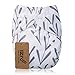iZiv(TM) Newborn Nappy with 1 Thick Insert Infant Waterproof/Adjustable/Reusable/Washable Pocket Cloth Nappy Fit Babies 0-3 Years(Grass)