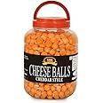 Food Essential Cheese Balls (Cheddar Flavour, Plant-Based Vegan Snack, Party Pack) 400 gm, Pack of 1