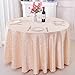 Produktbild XZW tablecloth Restaurant Bankett Hotel Tischdecke Runde Dicke Couchtisch Tischdecke,Pink-Round3.0m