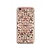 Produktbild IPhone 6 6S Hülle Silikon Glitzer Schutzhülle Handy Case Silikon 3D Diamant Muster Bling TPU iPhone 7 Bumper Case Weich Flexibel Silikon Hülle Handyhülle für iphone 6 / 6S Farbe Rose Gold Rosegold