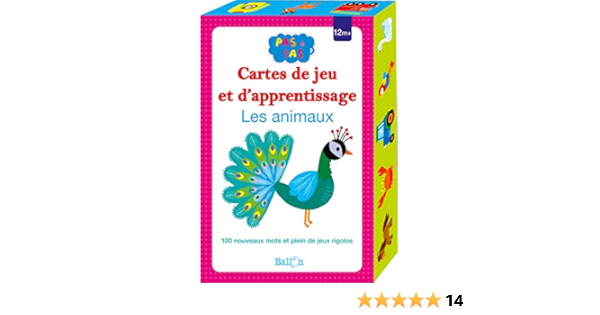 Cartes De Jeu Et D Apprentissage Les Animaux Amazon Fr Jeux Et Jouets