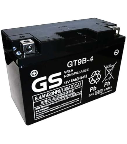 IntAct - Bike-Power GEL12-9B-4, CT9B-4, GT9B-4, Motorcycle Battery 12 V, 8 Ah, 170 A (EN), Maintenance-free Gel Motorcycle Battery With 30% More Starting Power, For Scooters, Motorcycles, Quads, Lawn Tractors