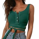 leichte sommer westen für damen Ulanda-EU tops mit Spitze Teenager Mädchen Chiffon Bluse Locker Oberteil V Ausschnitt Sommer Shirt Damen Spitzentop Camisole Frauen Lässiges Hemd Tank Tops Vest Weste Ärmellos T-Shirt Crop Tops Damen Sommer Teenager Mädchen Boho Blumendruck Kurz Oberteil Bauchfrei Hemd Weste Tank Tops Frauen Ärmellos V Ausschnitt Rückenfrei Kreuz Shirt Spitze T-Shirt