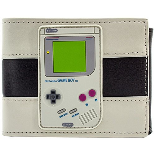 Preisvergleich Produktbild Nintendo Game Boy Gummi-Konsole-Abzeichen Schwarz Portemonnaie Geldbörse
