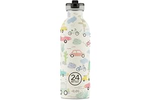 24 Bottles - Kids Collection - Urban Bottle 500 ML w. Sports Lid - Adventure Friends (24B935)