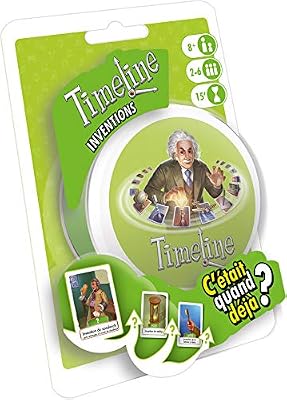 Asmodee - Timeline Inventions, TIME01FR, Jeu d'ambiance, Taille Unique