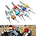 Produktbild Arulinmz Wohnaccessoires Ornamente 10 Teile/Satz 1/8"Schaft Hartmetall PCB Dremel Schmuck CNC Gravur Micro Spiralbohrer Set (0,5mm-1,4mm) (Zufällige Farbe)
