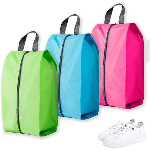 4 Pièces Sacs à Chaussures Organisateur De Voyage - Housses Imperméables Avec Poignée Pour Bagages