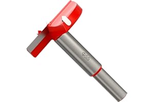 CSOOM Wiertło Forstner 55 mm – wiertło Forstner do drewna, bity Forstner z okrągłym trzonkiem, akcesoria do wiertarki