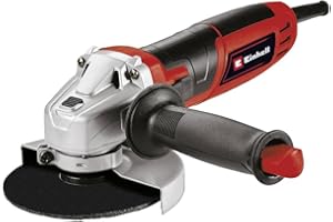 Einhell TC-AG 125/850 Smerigliatrice angolare (tensione 230 V, potenza 850 W, giri min. 12000, diam. Max disco 125 mm, inc. impugnatura aggiuntiva con chiave integrata)