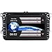 Price comparison product image Yingly 8 Inch 2 Din Car Stereo for VW Golf Passat Skoda Jetta Tiguan Seat with Wince System DVD Player GPS Sat Nav FM AM Radio Bluetooth USB SD Support Parking Camera Steering Wheel Control 1080P Video 8 GB Map Card