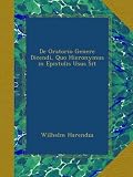 Image de De Oratorio Genere Dicendi, Quo Hieronymus in Epistulis Usus Sit
