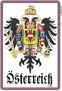 Österreich wappen Adler Austria metal sign deko schild blech projekt