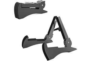 DIDA Lightweight Guitar Stand, Guitar Stand for Acoustic Guitar, Bass, Electric Guitars, Foldable GuitarStand Floor, Portable GuitarStand for Traveling (Black)