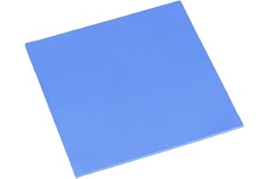 Mavis Laven 100x100x2mm Soft Thermal Silicone Conductive Pad CPU Thermal Pad High temperature resistance Heatsink Cooling Sheet Insulation Paste for Computer/Laptop(Blue)