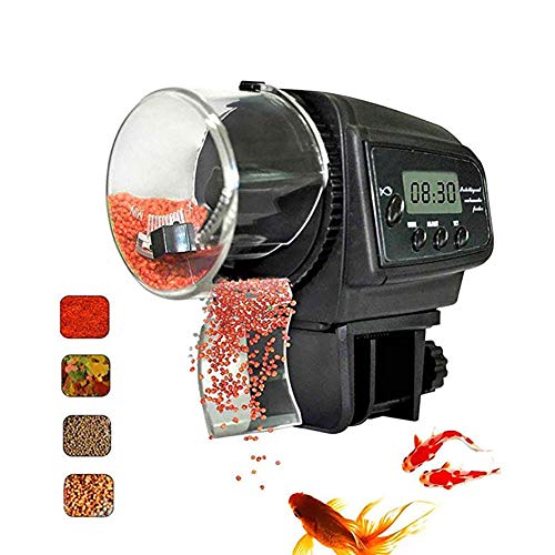 Preisvergleich Produktbild DJLOOKK Futterautomat Aquarium Automatische Fischzuführung,Aquarium Tank Auto Fisch Essen Timer Batterien Vacation Weekend Fischfutterspender Für Aquarium & Aquarium Batterien Inklusive