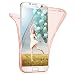 Produktbild moex Samsung Galaxy S7 Edge | Hülle Silikon Transparent 360 Grad Double Side Cover Dünne Schutzhülle Slim Handyhülle für Samsung Galaxy S7 Edge Case Rosa Silikonhülle TPU
