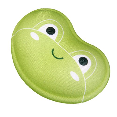 HIMRY weiche Handballen Auflage, Ergonomisch geformte Silikon Handauflage, Gel Handgelenkauflage mit Lustigem Cartoon Motiv, Rutschfeste Flex Auflage, Grüner Frosch, KXC5113 greenfrog - 5