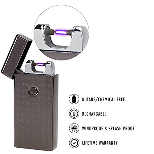 USB Wiederaufladbare Elektronisches Arc Feuerzeug Windproof - 2