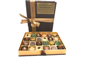 YOULDEN'S OF YORKSHIRE Luxury Belgian Chocolate Truffles Gift Box – 24 Handmade Chocolates by Youlden’s of Yorkshire – Gluten Free & Vegetarian