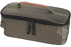 MiOYOOW Borsa portaoggetti per utensili da cucina, campeggio, borsa per il trasporto di stoviglie da campeggio impermeabile con doppia cerniera e maniglia per campeggio escursionismo barbecue