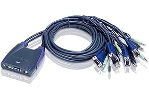 ATEN 4-Port USB VGA KVM Switch with Audio