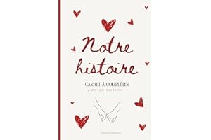 Notre histoire carnet de couple à compléter: cadeau original pour couples | carnet à compléter | bons à offrir | quizz pour couple | défis pour couple ... de couple |cadeau pour elle, cadeau pour lui