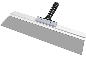 ROLLINGDOG 450mm Taping Knife - 18 inch Drywall Knife, Threaded End Can be Attached to Extension Pole, Stainless Steel Blade, Ideal for Skimming and Smoothing Walls and Ceilings