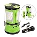 Produktbild Lunsy LED Wasserdichte Camping Laterne Notlicht Zeltleuchte mit 2 abnehmbare Mini Taschenlampe und Kompass für Wandern, Camping und Notfall Outdoor, mit USB-Kabel und KFZ-Ladegerät