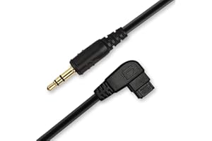PHOLSY Fernauslöser-Anschlusskabel 3,5mm - S1 Kamera Auslösekabel für Sony A350 A400 A450 A500 A550 A560 A580 A700 A850 A900 A33 A35 A37 A55 A57 A65 A67 A77 A99 Kompatibilität mit Pixel TW283-Serie