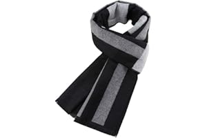 Ueither Uomo Sciarpa Autunno Invernale Sciarpa Termica Calda Morbida Sciarpa Casual Business