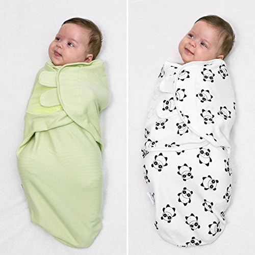100% Organic Cotton Swaddle Blanket By Matte Marie (Pack Of 2) | Super Soft, Breathable Receiving Wrap, Nursing &amp; Stroller Cover For Boys &amp; Girls | S/M, 0-3 Months, 3,2-6,4 kg | Perfect Gift