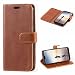Produktbild Huawei P20 Lite Hülle,Mulbess Premium Handy Schutzhülle Ledertasche im Kartenfach für Huawei P20 Lite Tasche Hülle Leder Etui Schale,Braun (Vintage Style)
