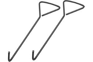 Kadryxon 2 Stücke 60cm Kanaldeckelheber, Kanalhaken Schachthaken Gullihaken Schachtdeckelhaken Schachtdeckelheber Kanaldeckelheber Haken Für Kanaldeckel