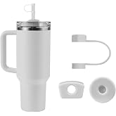Linsaner Stanley Bardak Aksesuar Seti i&ccedil;in Silikon Hasır Toppers, 2.0, 30oz / 40oz Bardaklar, Hasır Kapaklar (1'li Paket, Sis