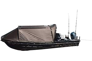 Black Cat Special Boat Cave II 335x220x105cm - Bootszelt, Angelzelt zur Montage auf Angelboot, Wallerzelt für Wallerboot