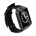 Produktbild Smartwatch CoolFoxx DZ09 Bluetooth 4,0 Mutifunktionale Armbanduhr, unterstützt Sim & TF-Karte, mit Kamera Schrittzähler Anti-Lost Tracker Stoppuhr Nachricht Kalender für Android phones(schwarz)