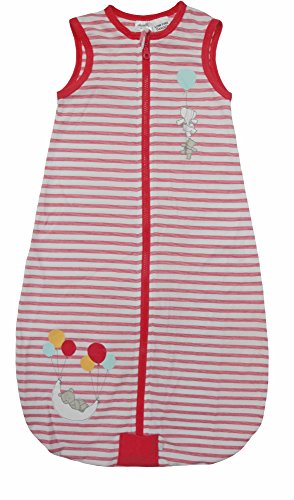 Max and Tilly - 3/6m Baby Girl 1.0 Tog Sleeping Bag Approx 82cms Length - Melon Pink