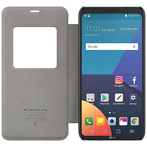Nillkin Funda LG Q6  Libro Ventana Ultra-Delgado Dormir autom  ticamente Flip Tapa para LG Q6