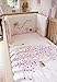 Pink Lining- PL Child Hop Skip Jump To Bed Cot Quilt and Bumper Set