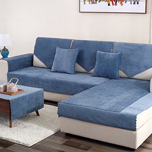 HM&DX Sofa Abdeckung Wasserdicht Für Haustiere Hund Sectional Sofa Anti-rutsch Water Resistant Schmutzresistent Multi-size Sofa Cover Slipcover Möbel Protektor Für Wohnzimmer-Verkauft in Stück-Navy blau 90x210cm(35x83inch) HM&DX Sofa Abdeckung Wasserdicht Für Haustiere Hund Sectional Sofa Anti-rutsch Water Resistant Schmutzresistent Multi-size Sofa Cover Slipcover Möbel Protektor Für Wohnzimmer-Verkauft in Stück-Navy blau 90x210cm(35x83inch)