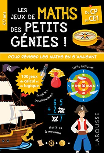 Télécharger Les JEUX de MATHS et LOGIQUE des petits génies CP Francais PDF