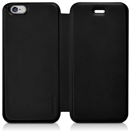 kwmobile Funda para Apple iPhone 6 6S - Carcasa para m vil de Cuero sint tico - Case Plegable en Negro reviews kwmobile Funda para Apple iPhone 6 6S - Carcasa para m vil de Cuero sint tico - Case Plegable en Negro